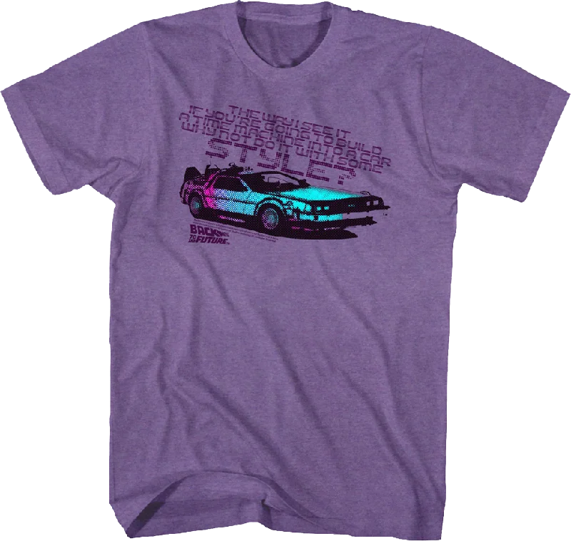 Time Machine With Some Style Back To The Future T-Shirt