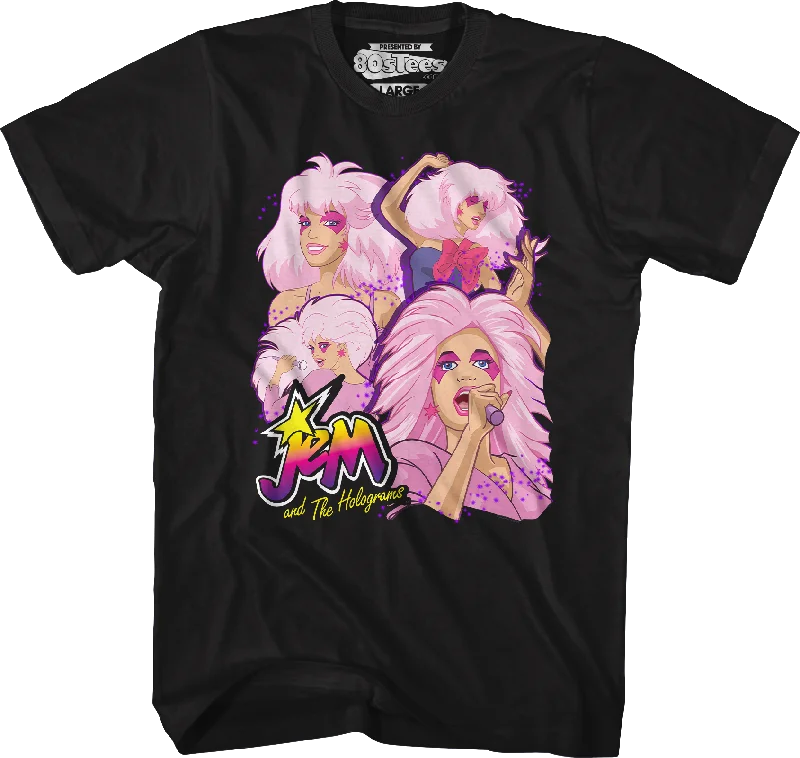 Singer Collage Jem And The Holograms T-Shirt