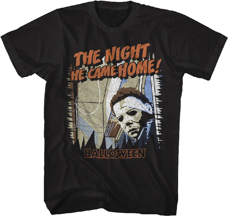 Distressed The Night He Came Home Halloween T-Shirt