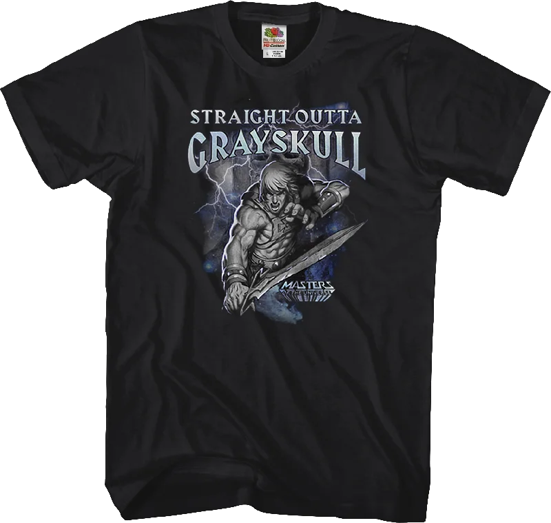 Straight Outta Grayskull Masters of the Universe T-Shirt