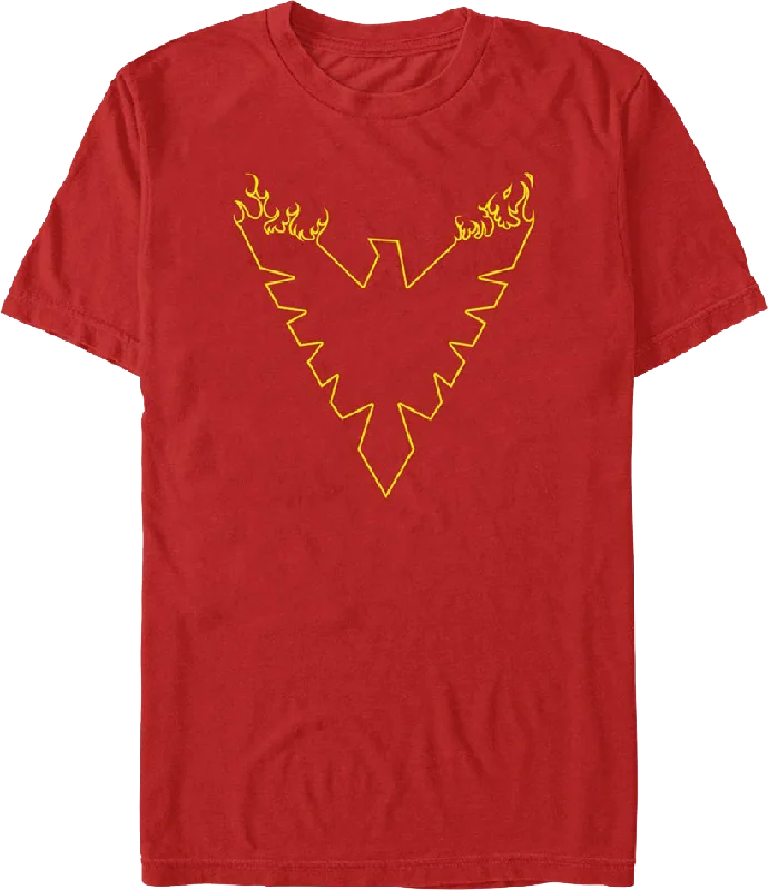 X-Men Dark Phoenix Logo Marvel Comics T-Shirt