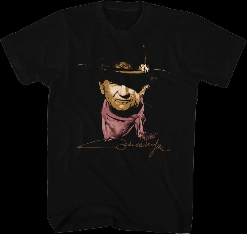 Autograph John Wayne T-Shirt