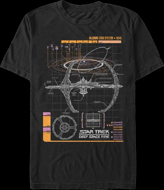 Bajoran Star System Star Trek Deep Space Nine T-Shirt