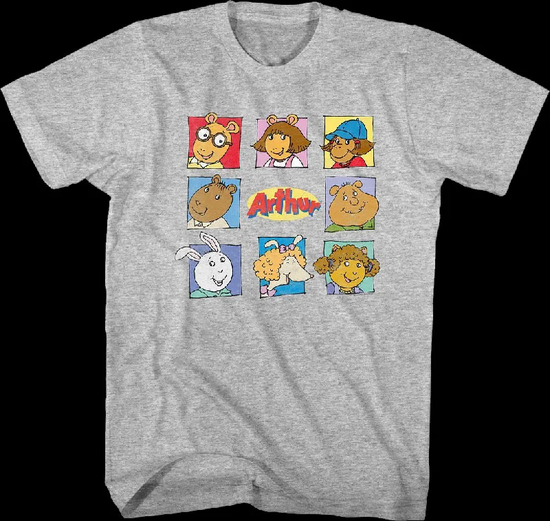 Character Panels Arthur T-Shirt