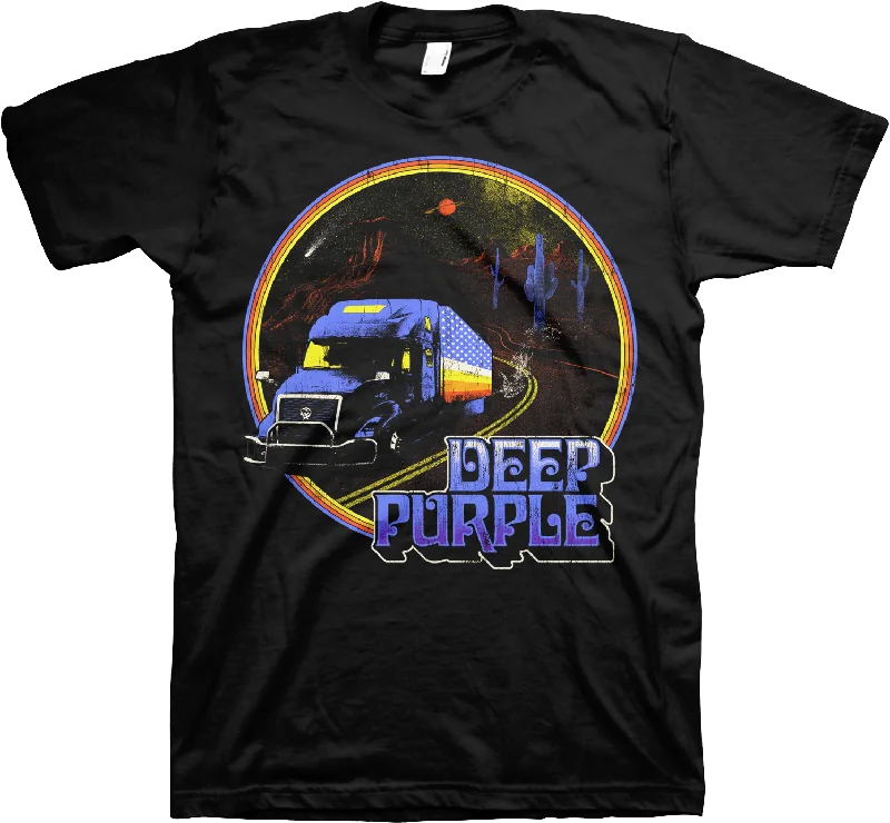 Retro Truck Deep Purple T-Shirt