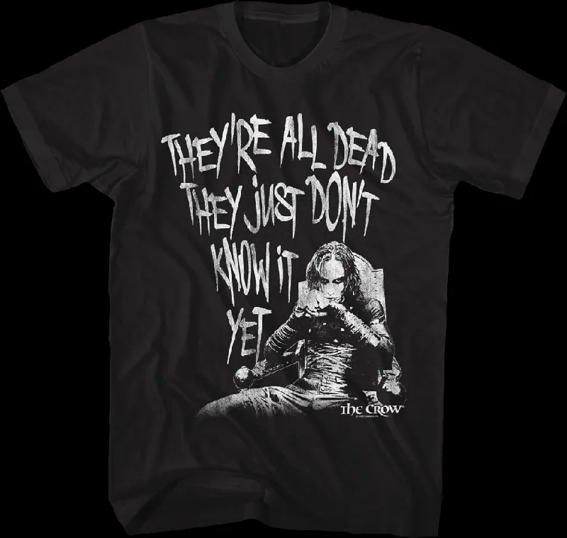 Retro They're All Dead The Crow T-Shirt