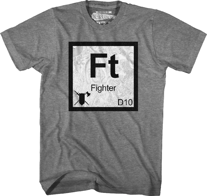 Fighter Element Symbol Dungeons & Dragons T-Shirt