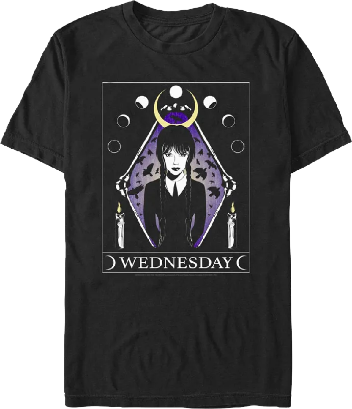 Moon Tarot Wednesday T-Shirt