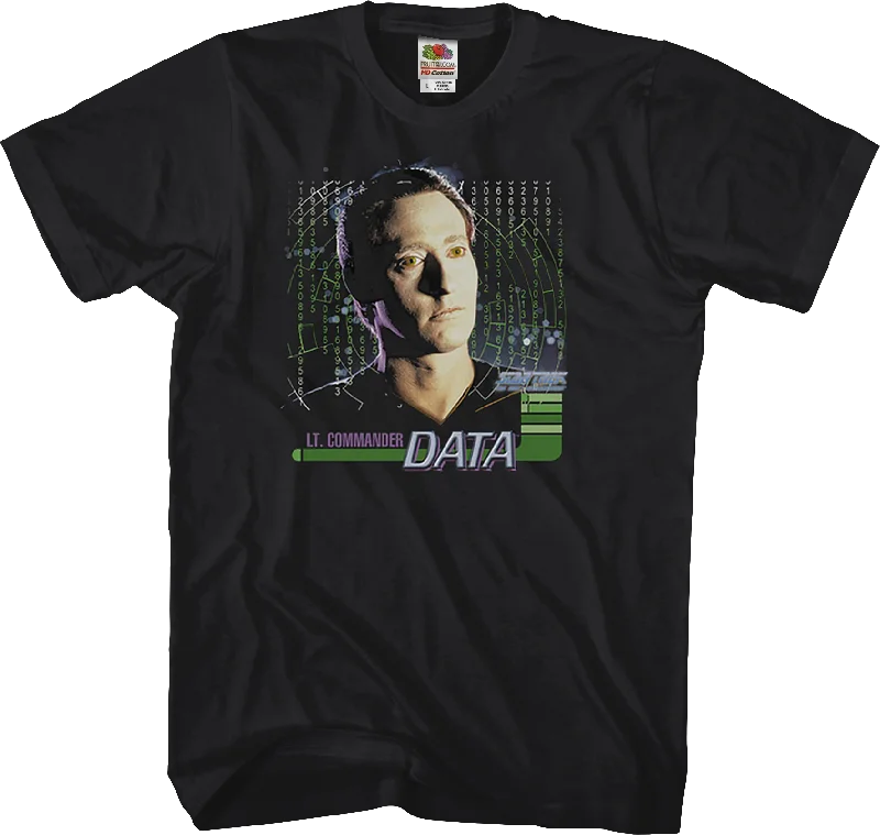 Data Star Trek The Next Generation T-Shirt