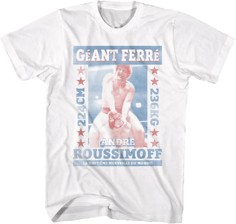 Andre Roussimoff Andre The Giant T-Shirt