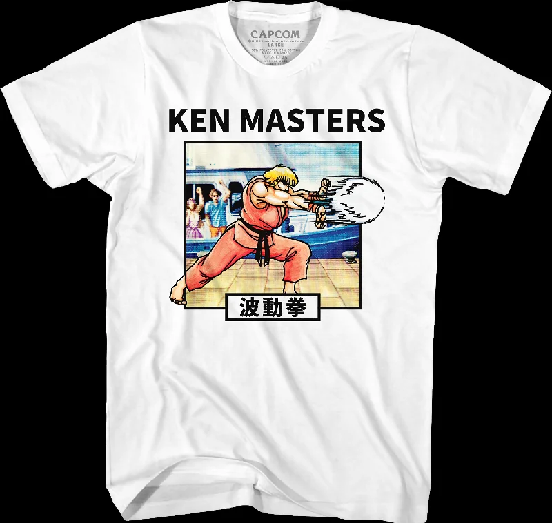 Ken Masters Hadoken Street Fighter T-Shirt