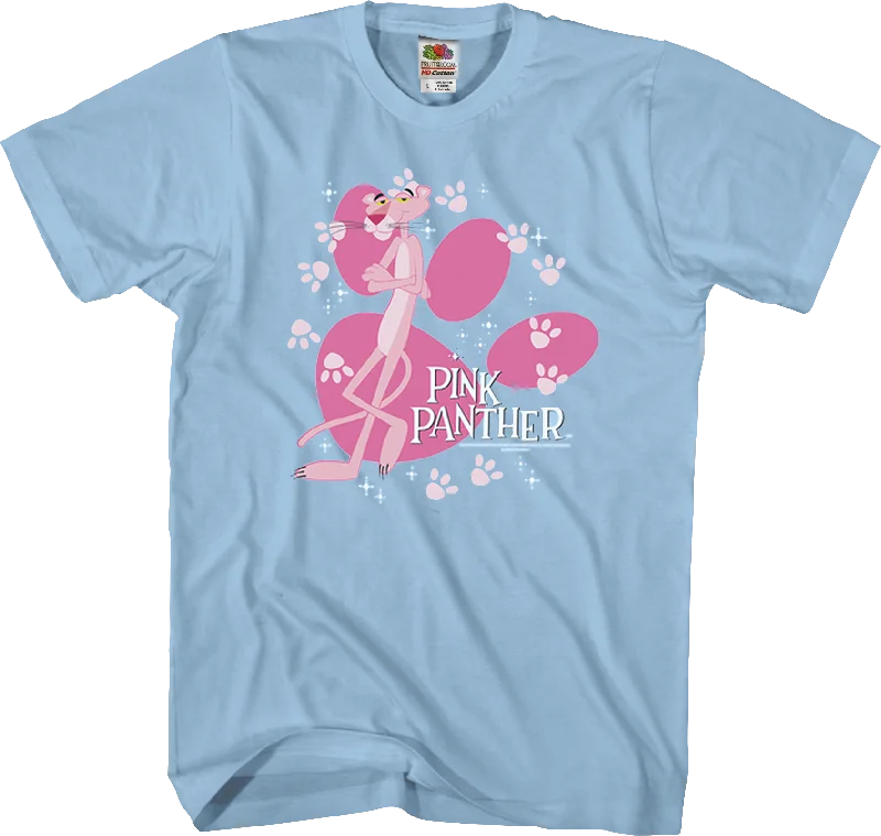 Paw Prints Pink Panther T-Shirt