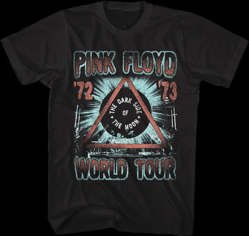 Distressed Darks Side of the Moon World Tour Pink Floyd T-Shirt