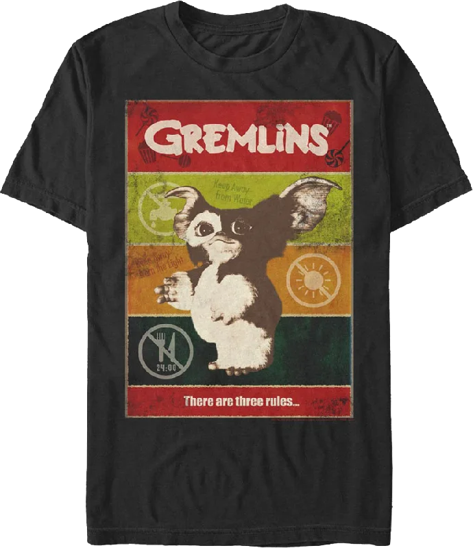 There Are Three Rules Gremlins T-Shirt