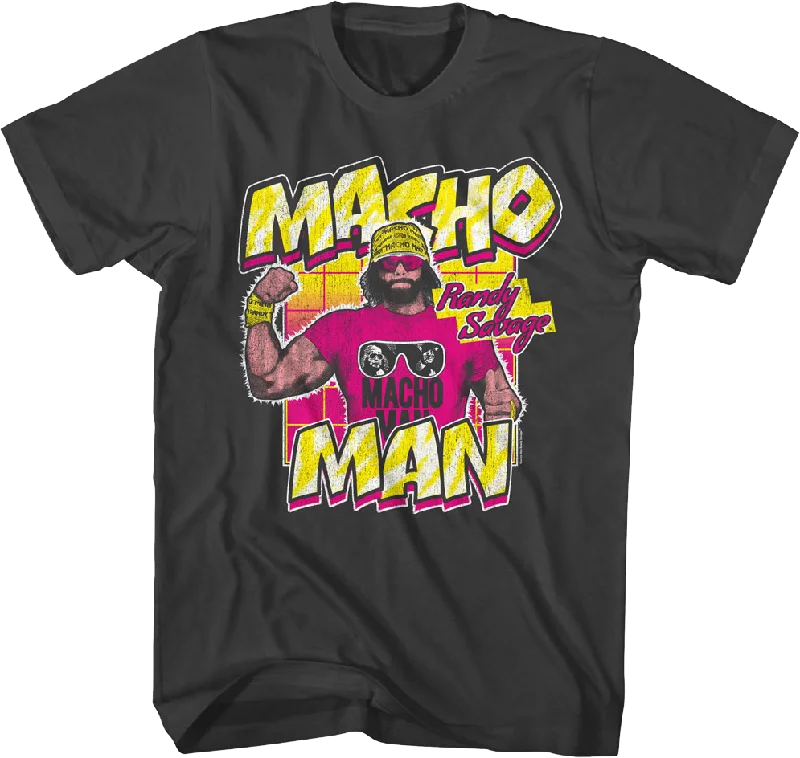 Retro Flex Macho Man Randy Savage T-Shirt