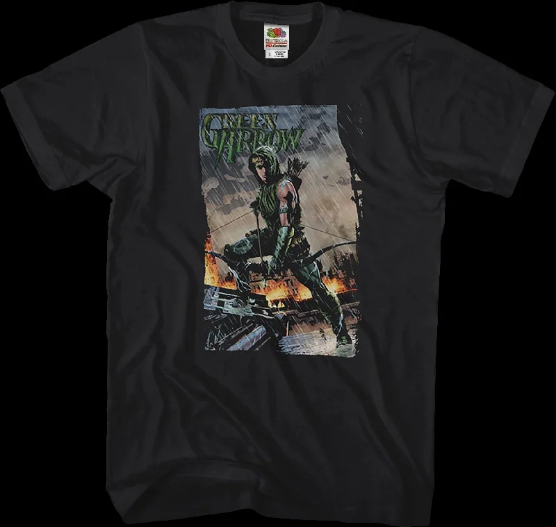 Fire and Rain Green Arrow T-Shirt