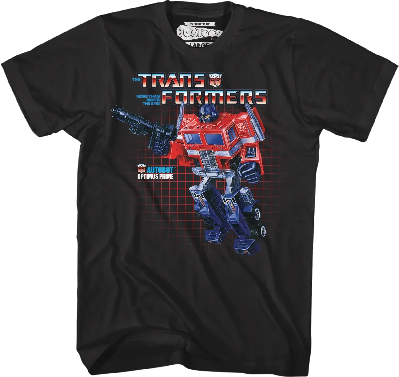 Box Art Optimus Prime Shirt