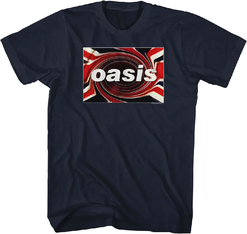 Union Jack Logo Oasis T-Shirt