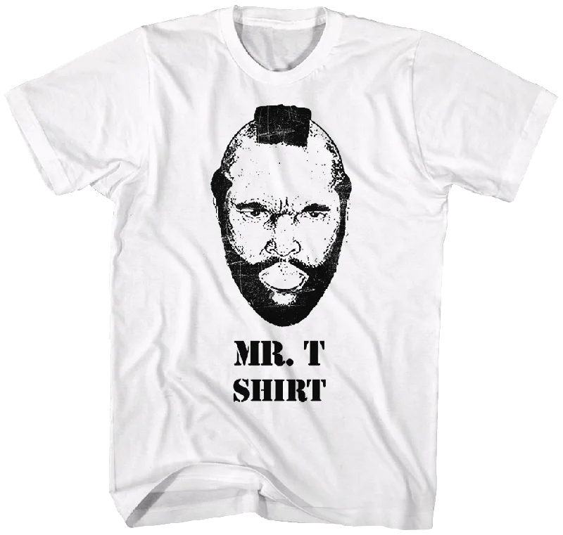 Black and White Mr. T Shirt