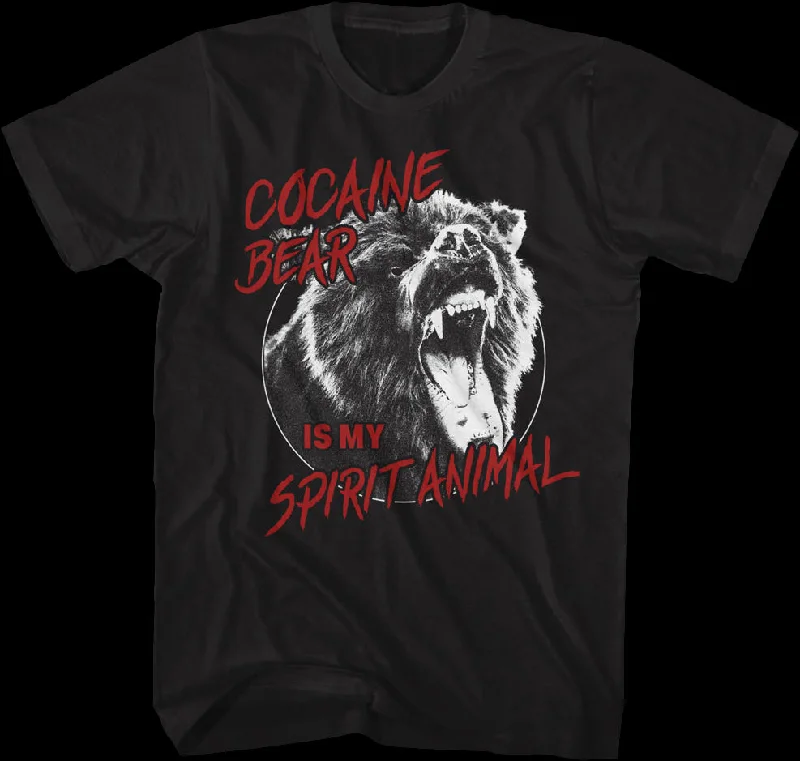 Spirit Animal Cocaine Bear T-Shirt