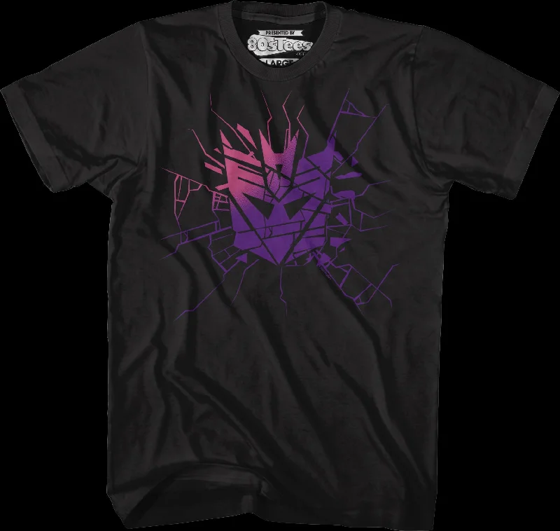 Shattered Glass Decepticons Logo Transformers T-Shirt