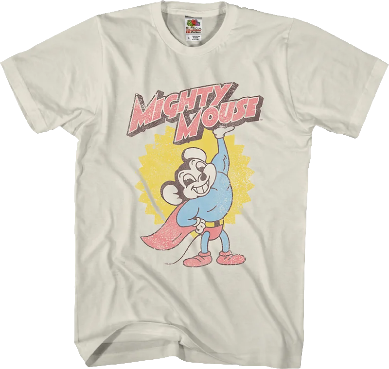 Distressed Mighty Mouse T-Shirt