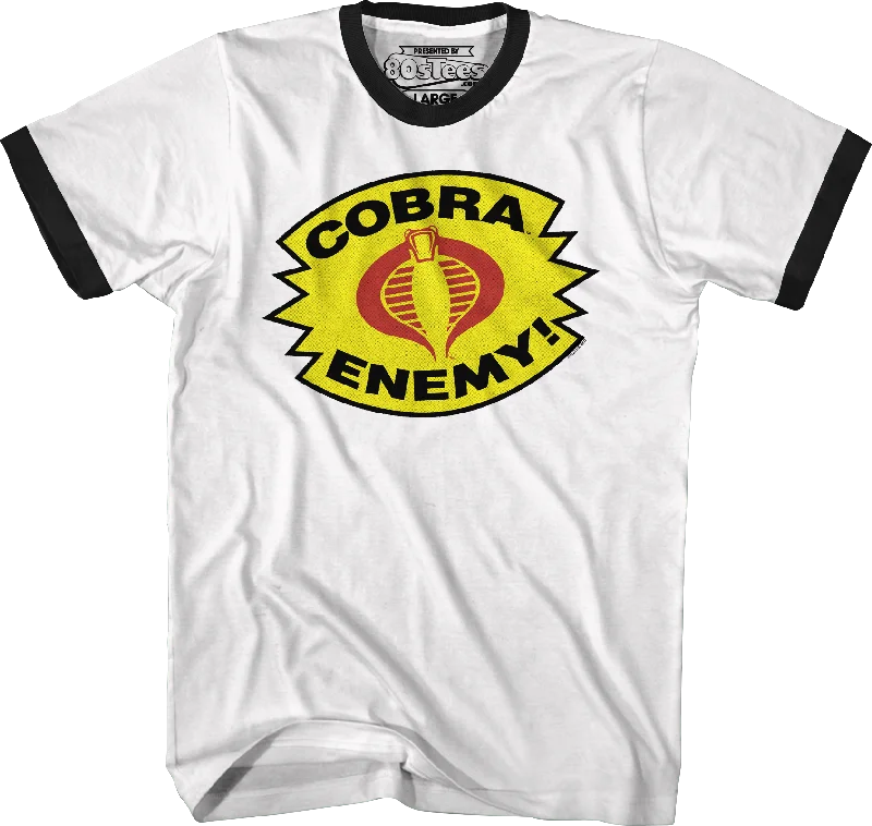 Cobra Enemy GI Joe Ringer Shirt