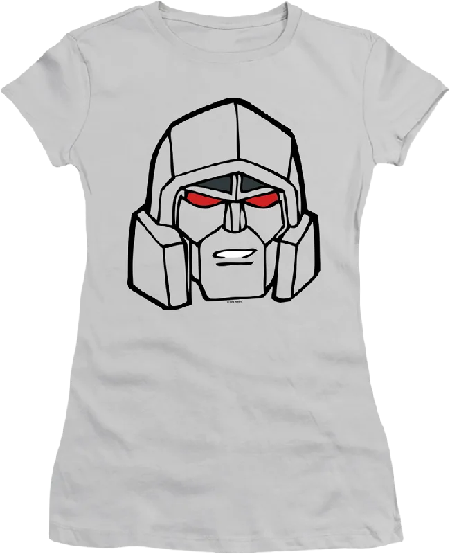 Ladies Megatron Head Shot Transformers Shirt