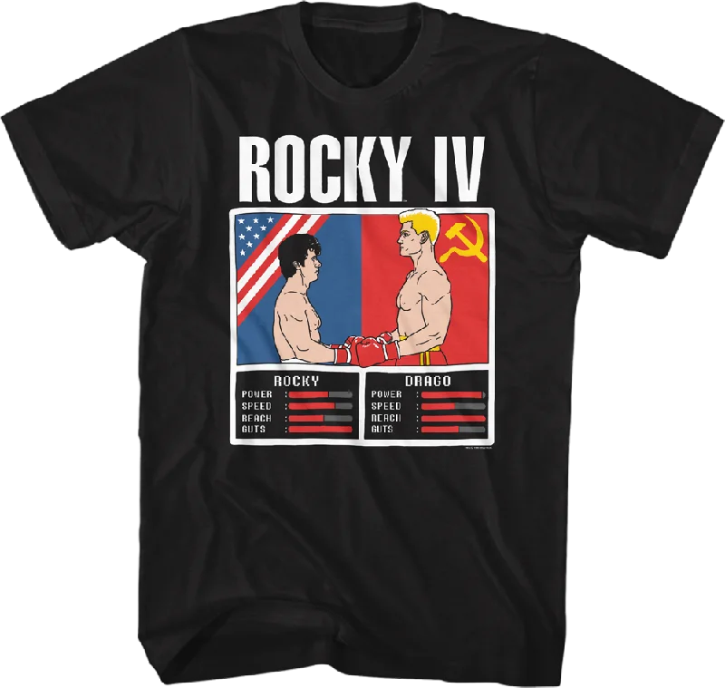 Rocky vs Drago Video Game Rocky IV T-Shirt