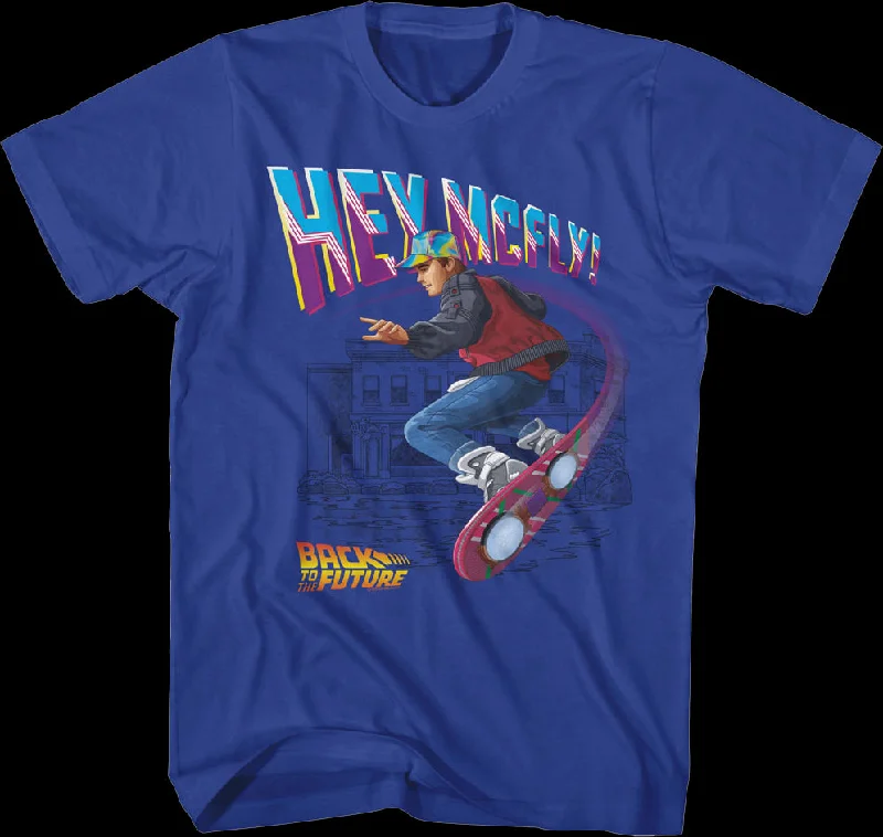 Hey McFly Hoverboard Back To The Future T-Shirt