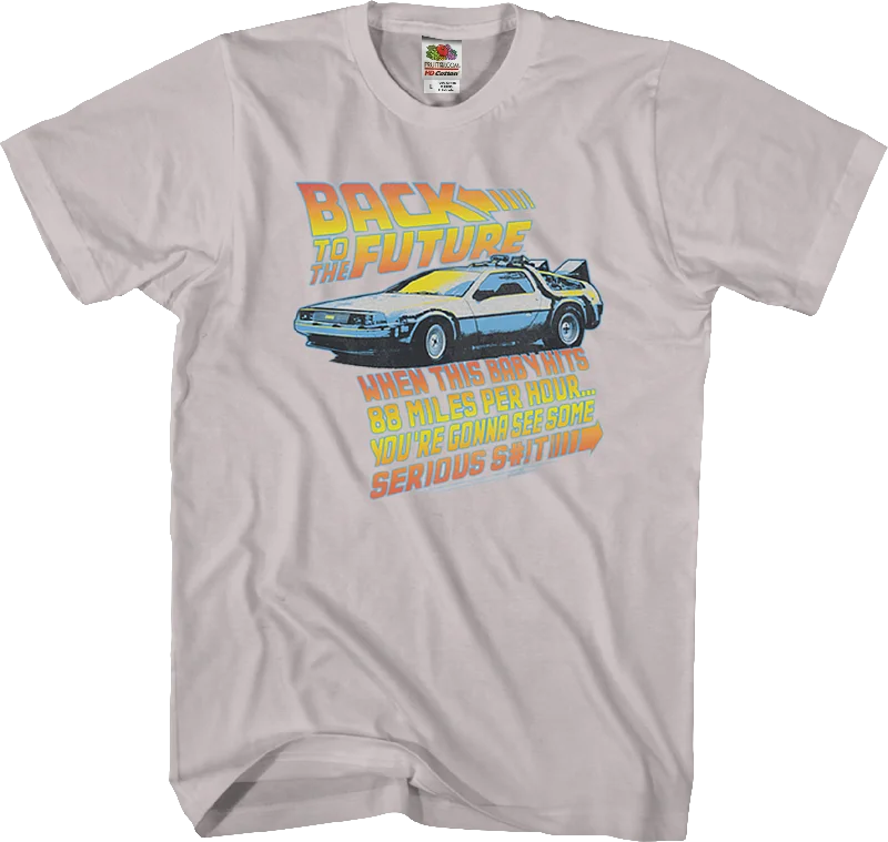 When This Baby Hits 88 Miles Per Hour Back To The Future T-Shirt