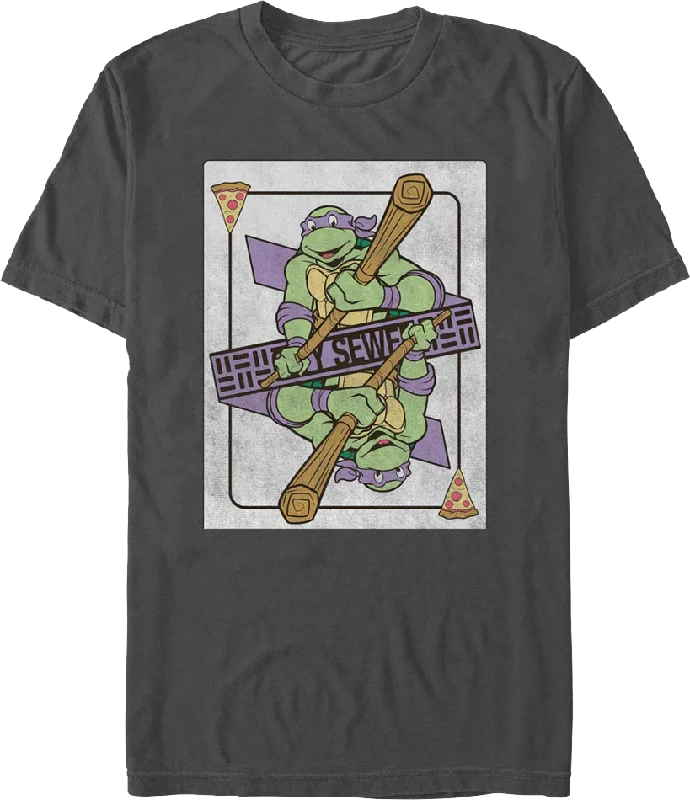 Donatello Playing Card Teenage Mutant Ninja Turtles T-Shirt