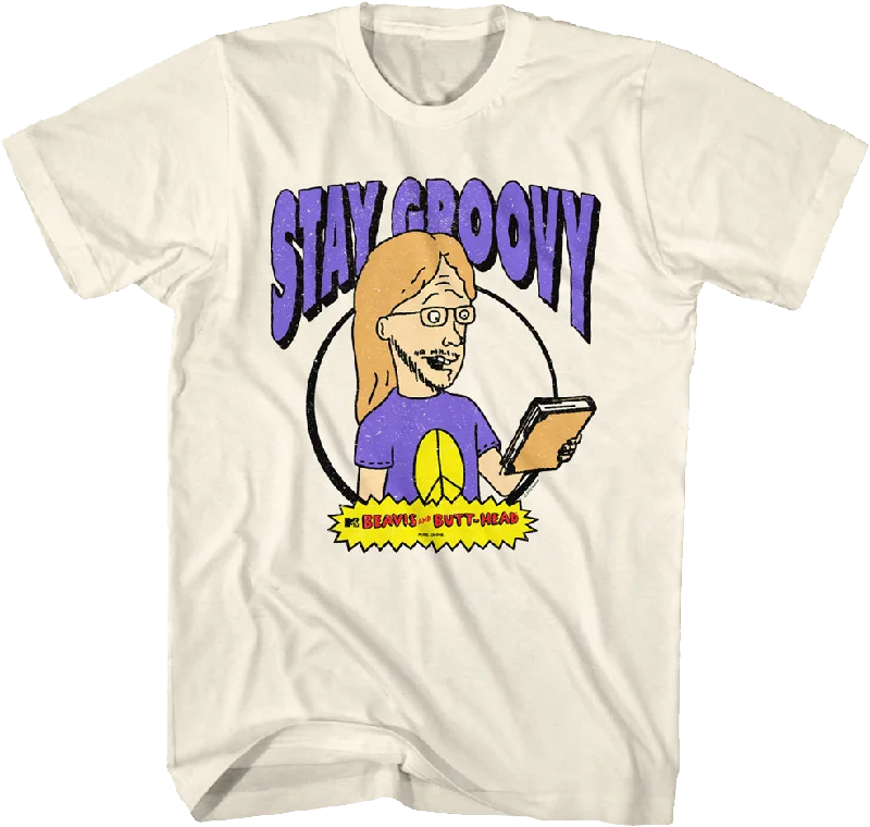 Stay Groovy Beavis And Butt-Head T-Shirt