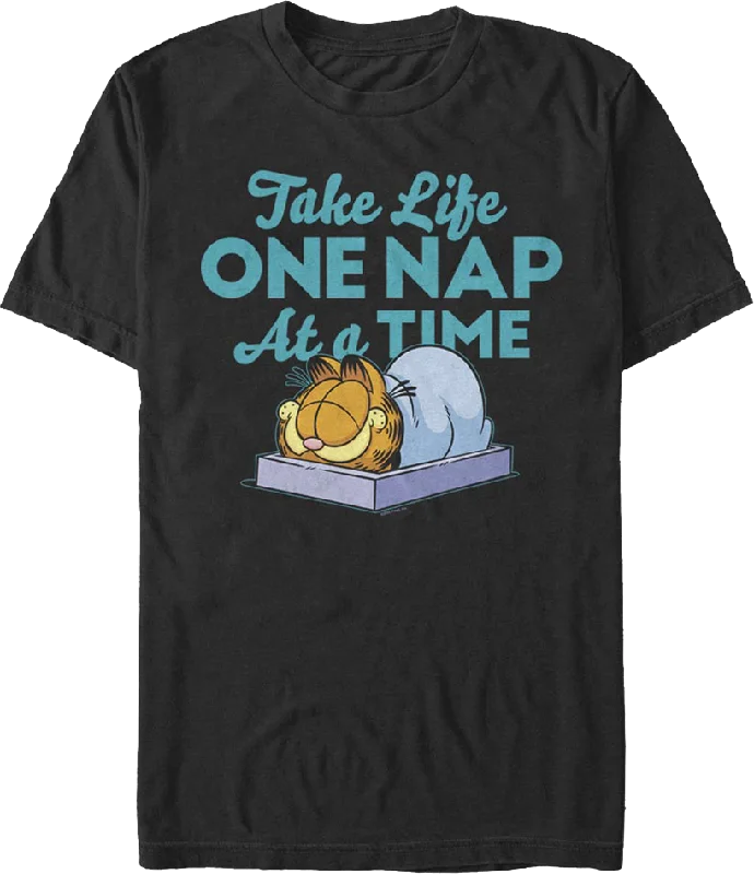 Take Life One Nap At A Time Garfield T-Shirt