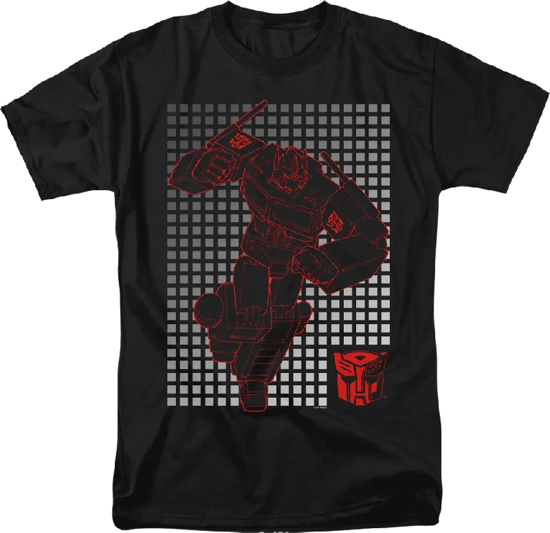 Optimus Prime Grid Transformers T-Shirt