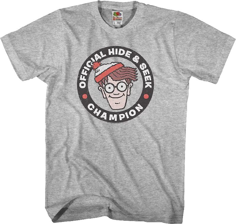 Hide and Seek Champion Where's Waldo T-Shirt