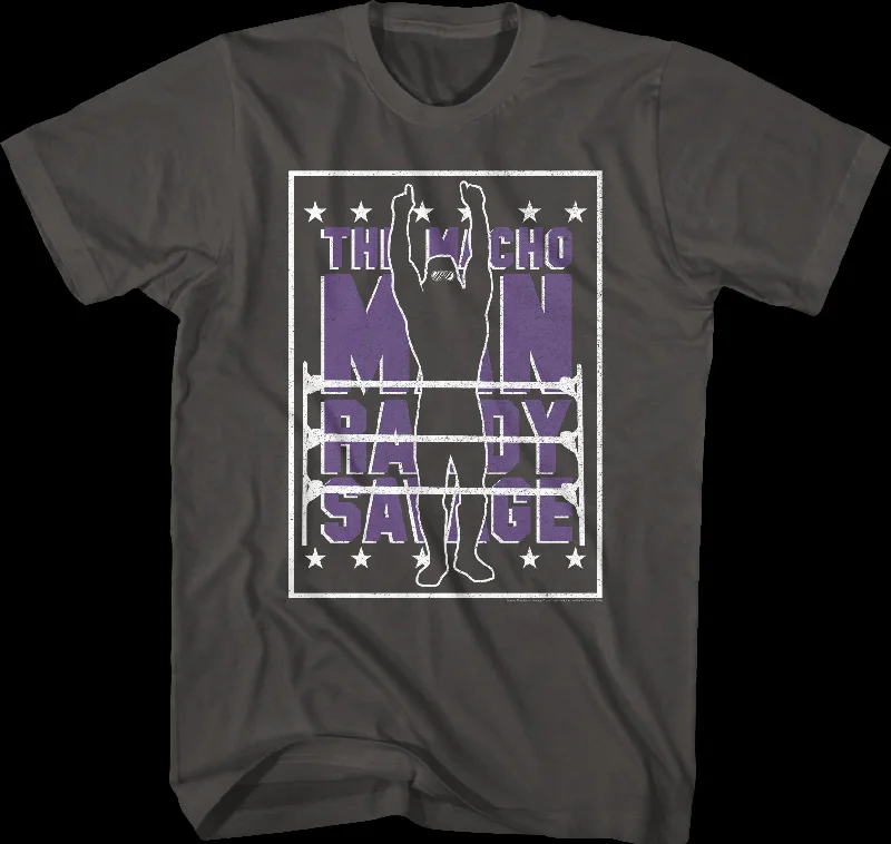 Silhouette Macho Man Randy Savage T-Shirt