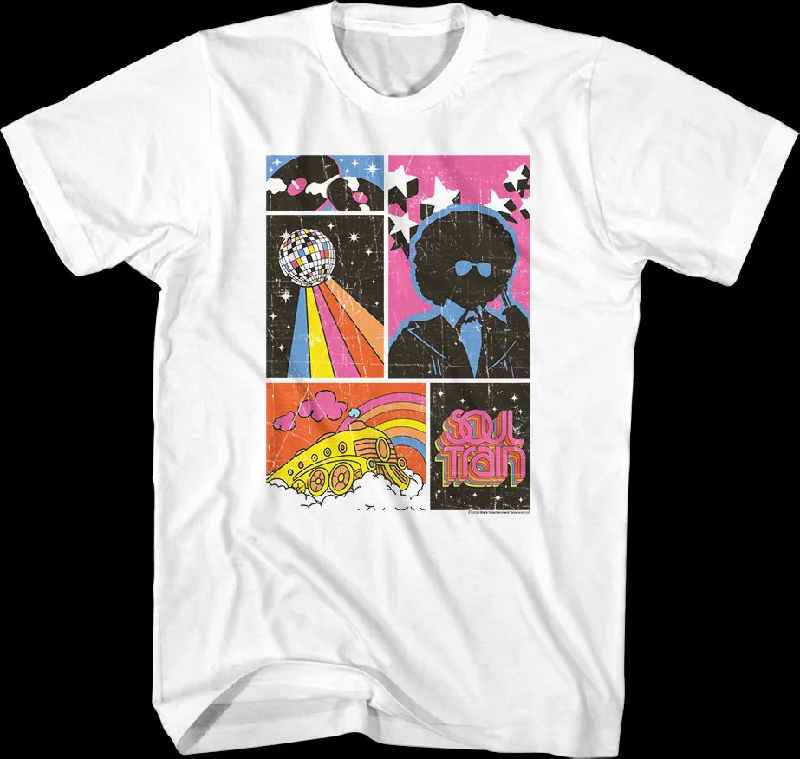 Distressed Collage Soul Train T-Shirt