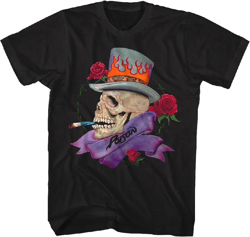 Smoking Skull Poison T-Shirt