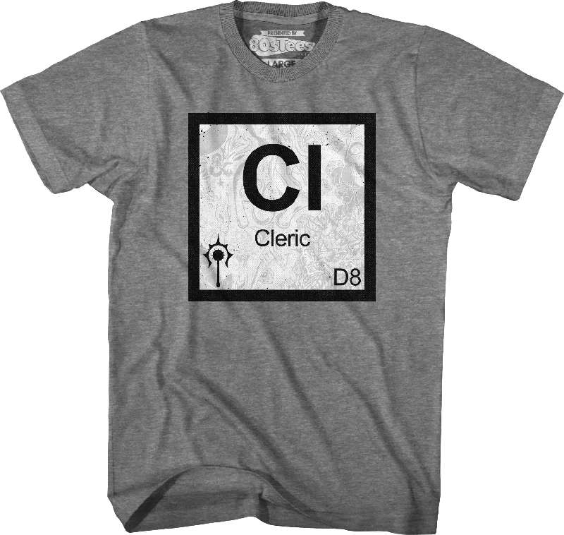 Cleric Element Symbol Dungeons & Dragons T-Shirt