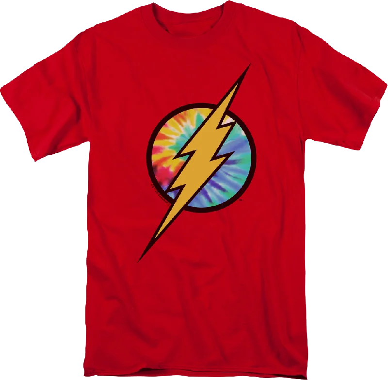 The Flash Tie Dye Logo DC Comics T-Shirt