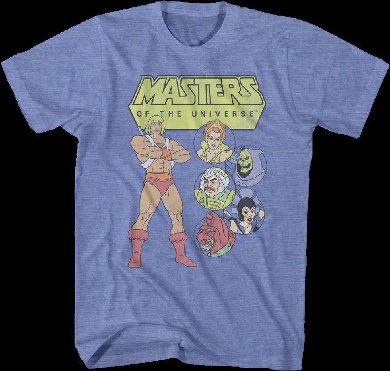 Characters Collage Masters of the Universe T-Shirt