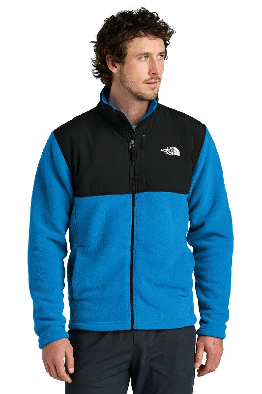 The North Face Mens Highest Peak Fleece Full Zip Jacket - Hero Blue/Black - New