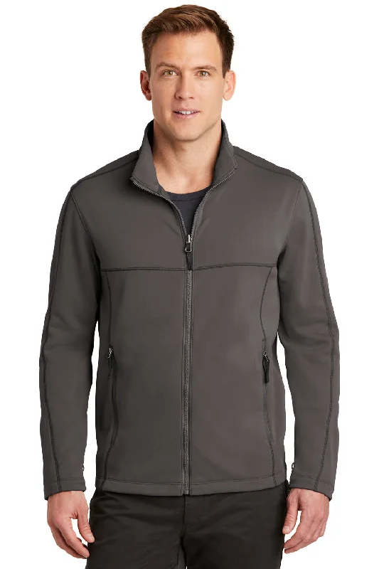 Port Authority Mens Collective Full Zip Smooth Fleece Jacket - Graphite Grey