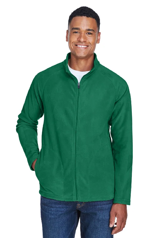 Team 365 Mens Campus Pill Resistant Microfleece Full Zip Jacket - Kelly Green