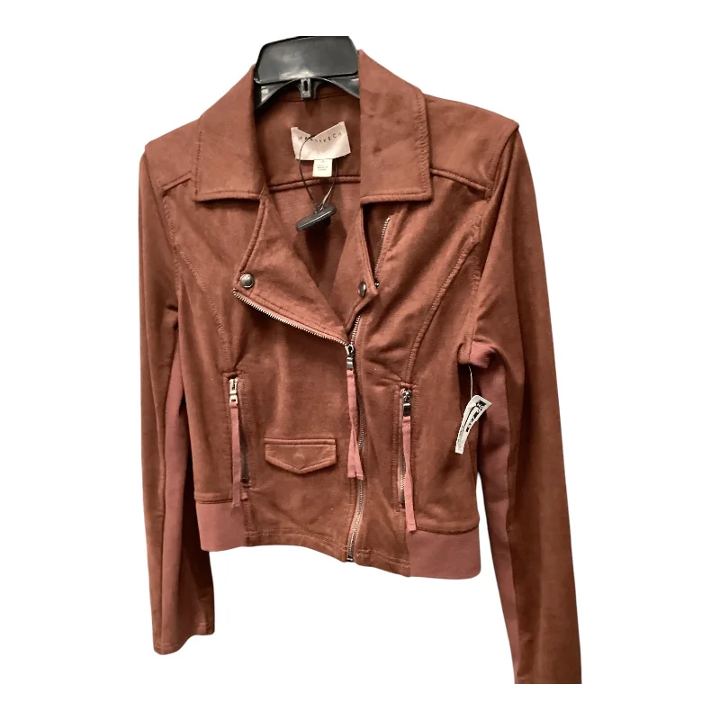 Jacket Moto By Marrakech In Brown, Size: Xs