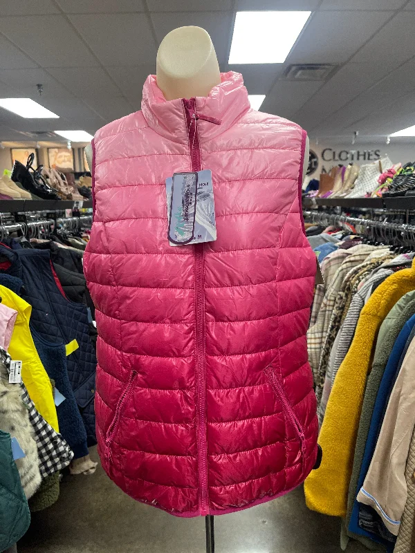 Vest Puffer & Quilted By Clothes Mentor In Pink, Size: M