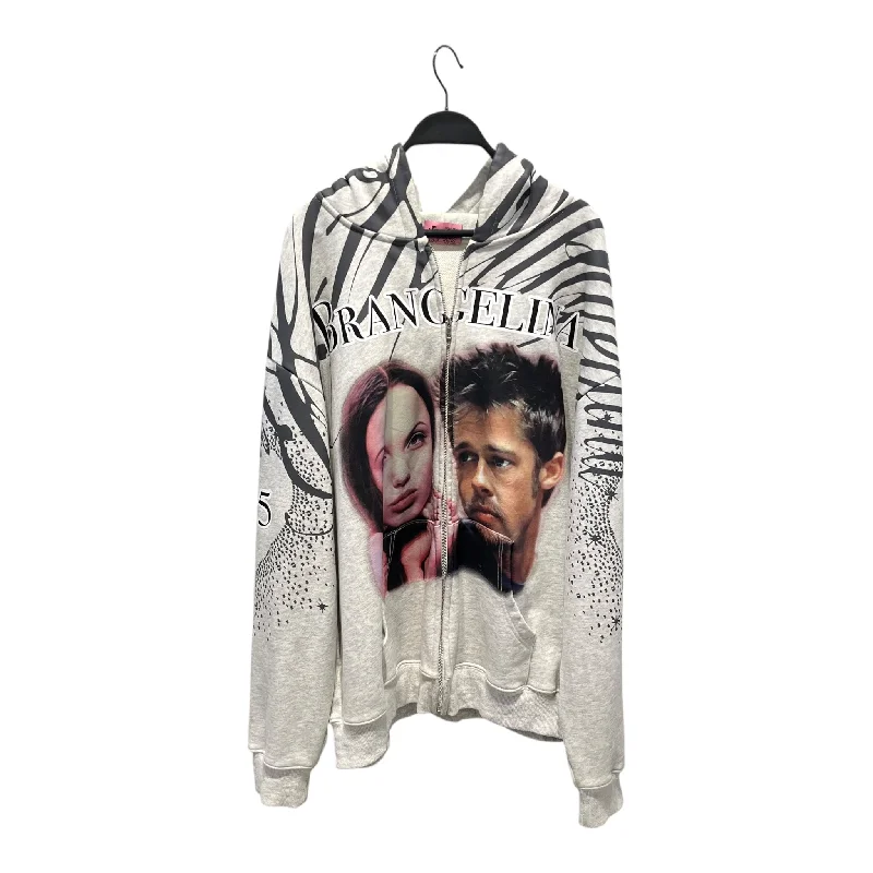 PRAYING /Jacket/XL/GRY/All Over Print/BRANGELINA