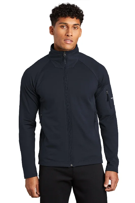 The North Face Mens Mountain Peaks Fleece Full Zip Jacket - Urban Navy Blue - Closeout