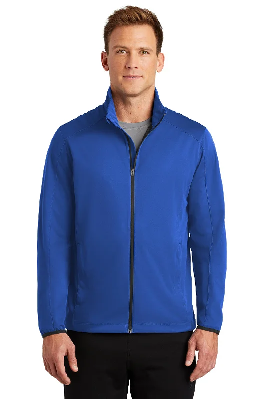 Port Authority Mens Active Wind & Water Resistant Full Zip Jacket - True Royal Blue